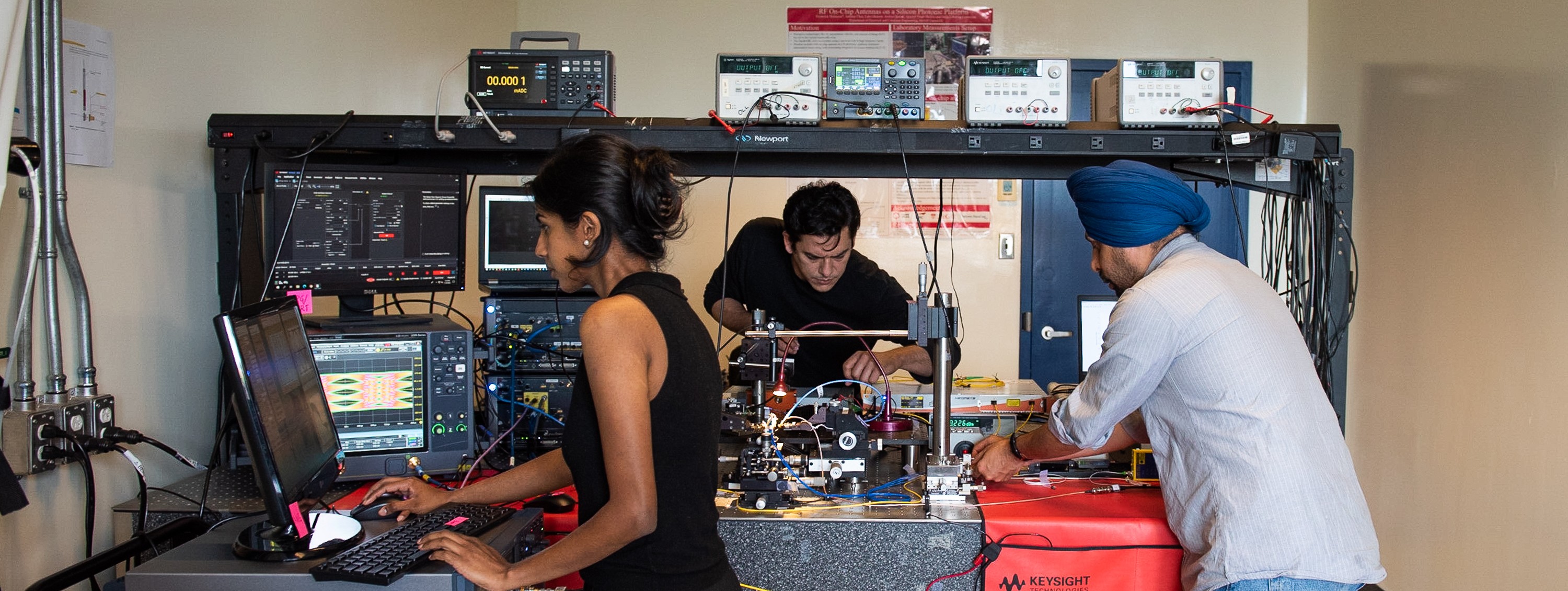 McGill Photonics DataComm laboratory